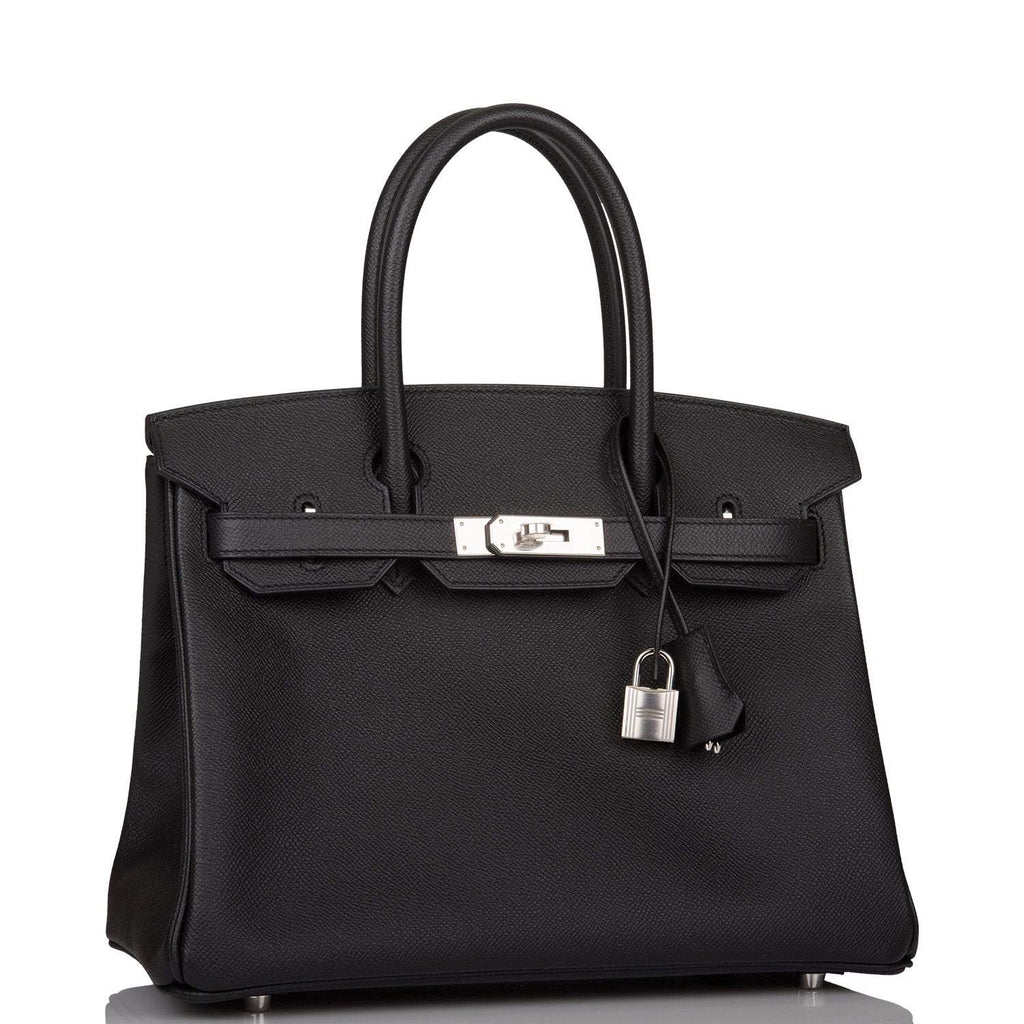 Hermes Black Epsom Birkin 30cm Palladium Hardware
