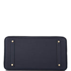 Hermes Bleu Nuit Togo Birkin 35cm Gold Hardware