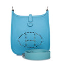 Hermes Bleu du Nord Clemence Evelyne TPM Bag Palladium Hardware