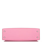 Hermes Bubblegum 5p Epsom Sellier Kelly 20cm Palladium Hardware