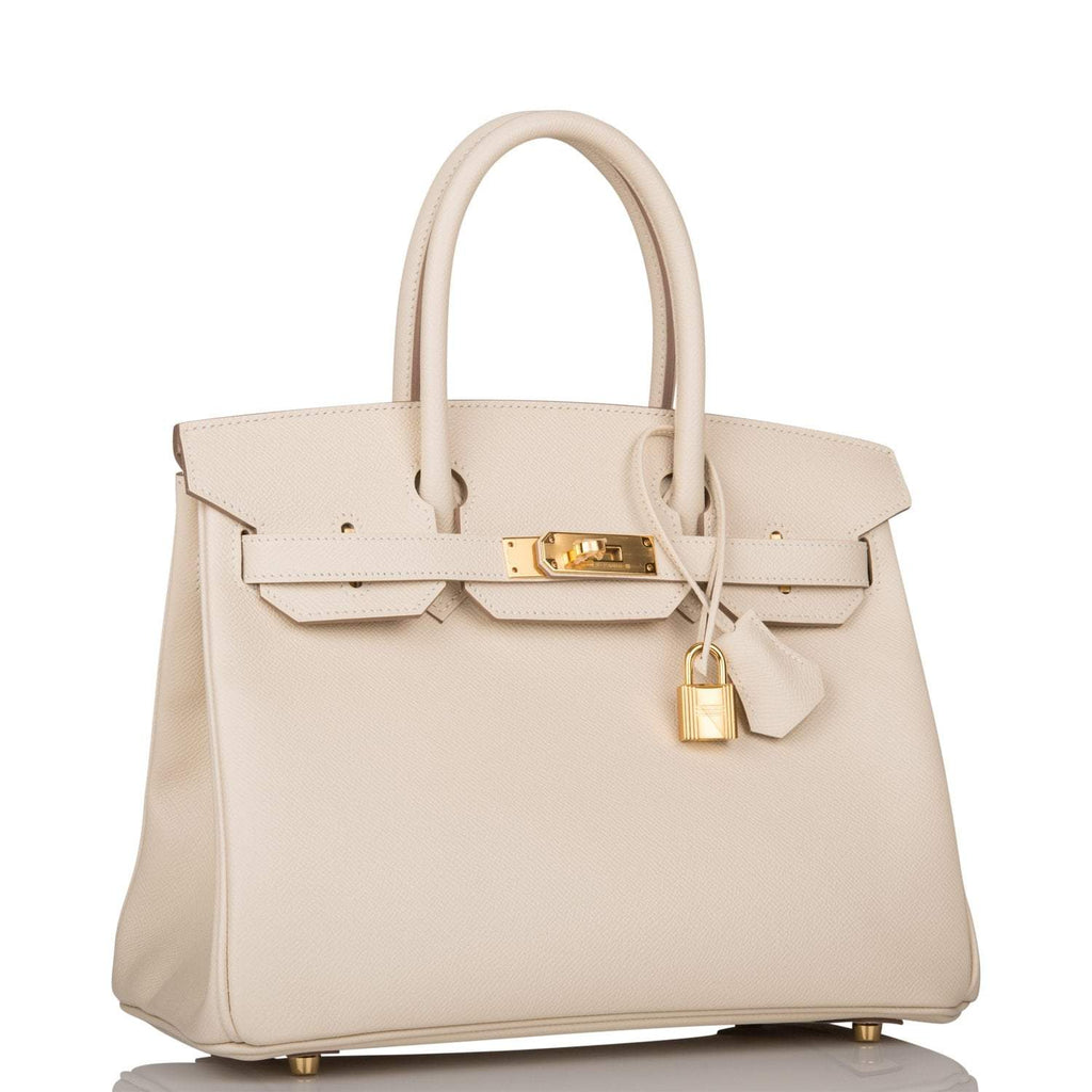 Hermes Craie Epsom Birkin 30cm Gold Hardware
