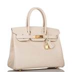 Hermes Craie Epsom Birkin 30cm Gold Hardware