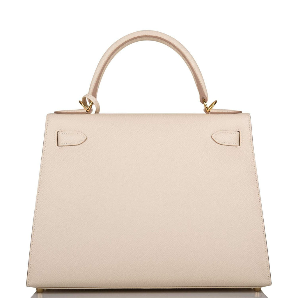 Hermes Craie Epsom Sellier Kelly 28cm Gold Hardware