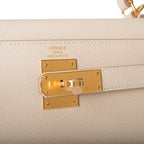 Hermes Craie Epsom Sellier Kelly 28cm Gold Hardware