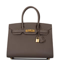 Hermes Etain Epsom Sellier Birkin 30cm Gold Hardware