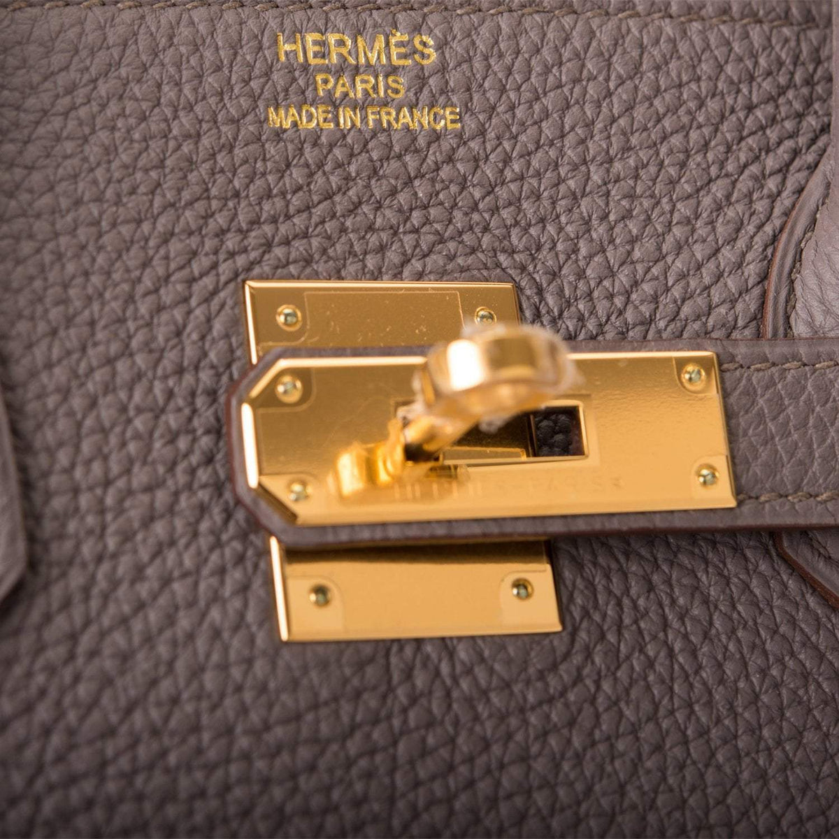 Hermes Etain Togo Birkin 35cm Gold Hardware