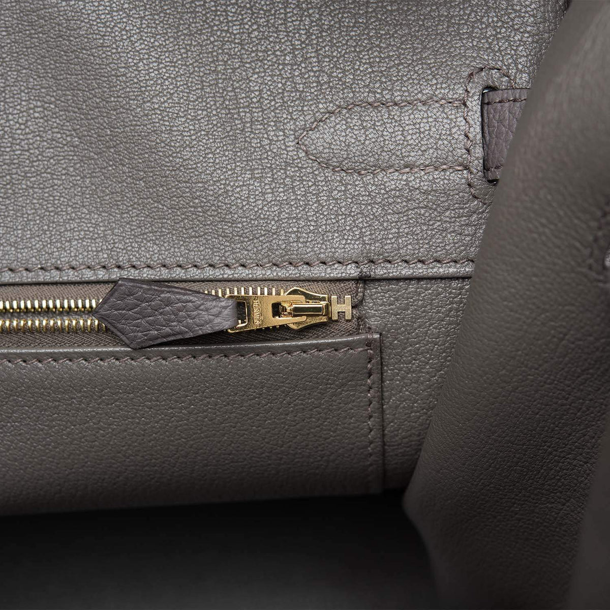 Hermes Etain Togo Birkin 35cm Gold Hardware