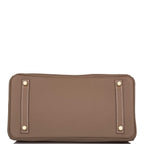 Hermes Etoupe Togo Birkin 30cm Gold Hardware