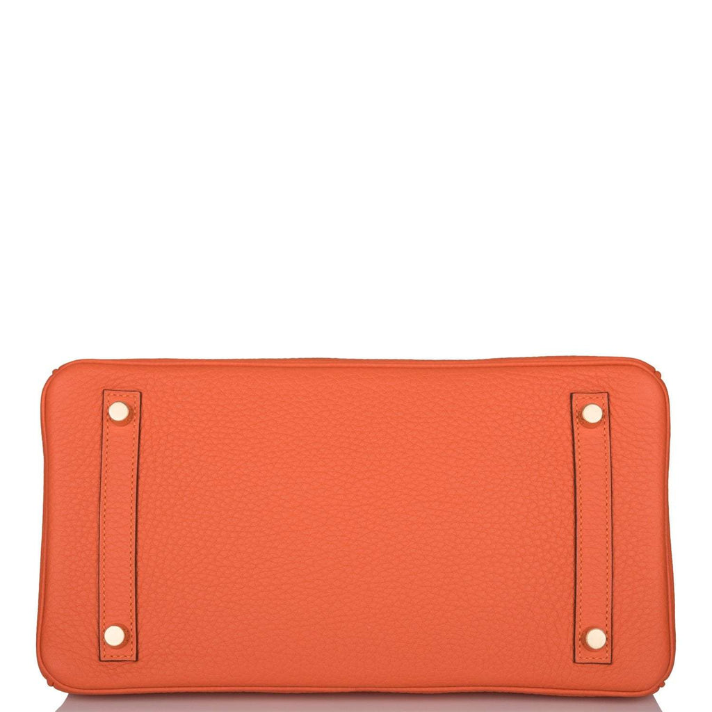 Hermes Feu Clemence Birkin 30cm Gold Hardware