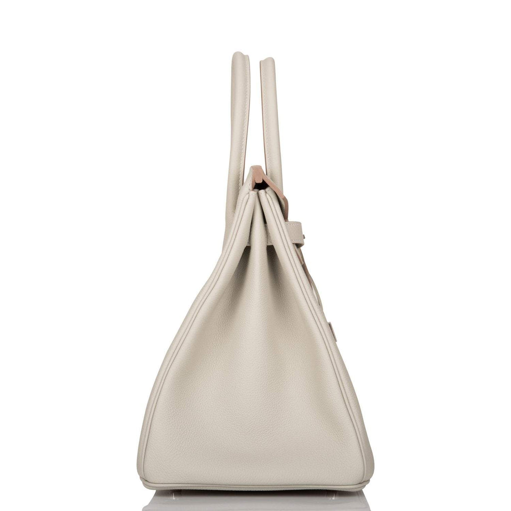 Hermes Gris Perle Togo Birkin 35cm Palladium Hardware