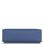 Hermes Kelly Pochette Blue Brighton Swift Palladium Hardware
