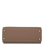 Hermes Kelly Retourne 32 Etoupe Togo Palladium Hardware