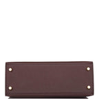 Hermes Kelly Sellier 25 Rouge Sellier Epsom Gold Hardware