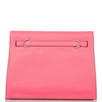 Hermes Rose Azalee Evercolor Kelly Danse Palladium Hardware
