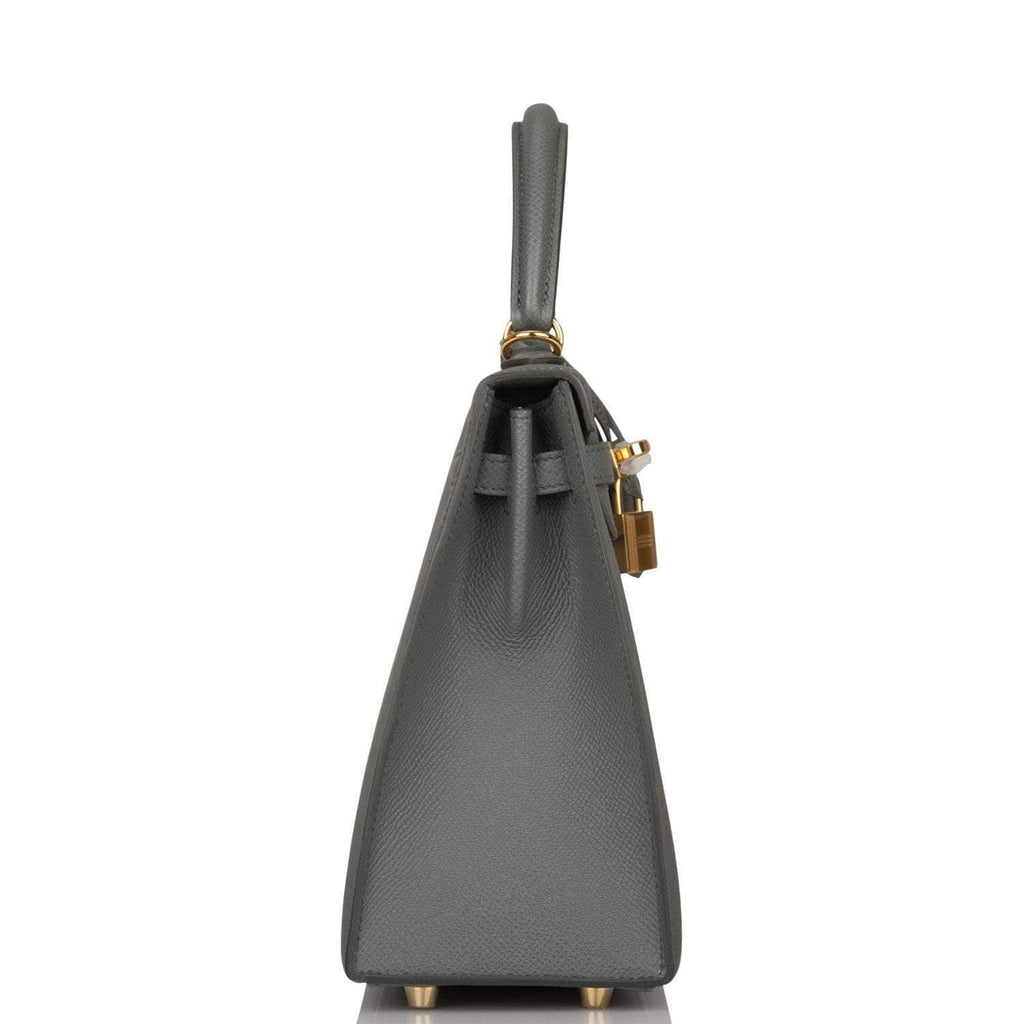 Hermes Vert Amande Epsom Sellier Kelly 25cm Gold Hardware