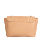 Beige Casual Handbag