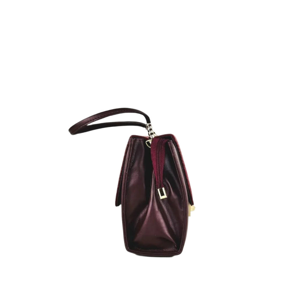 Maroon Swig Handbag