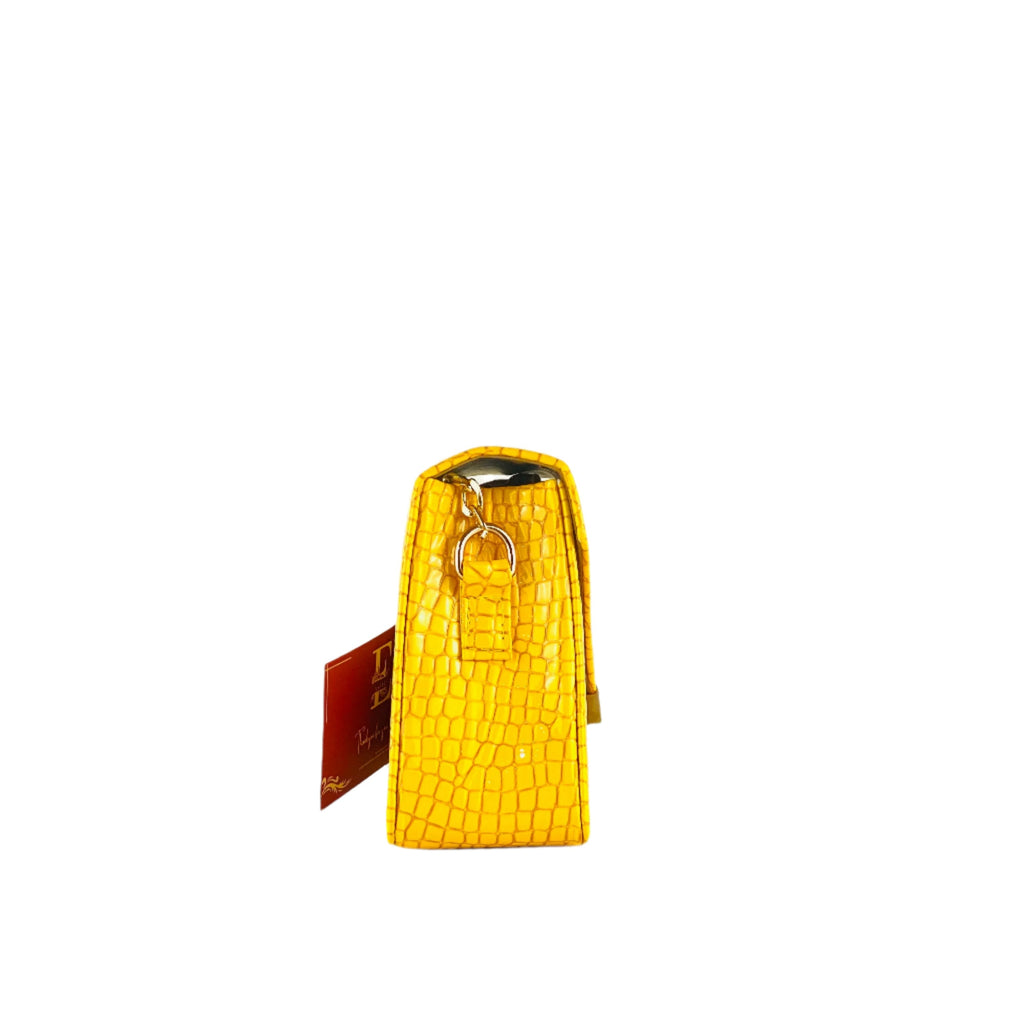 Mustard Vee Crossbody