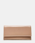 Blush Patent Envelope Clutch Bag