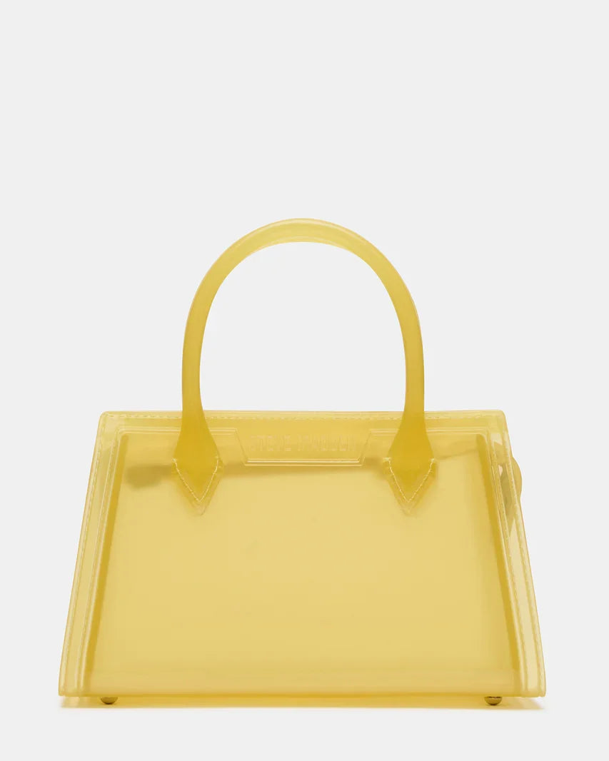Translucent Yellow Jelly Handle Bag