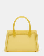 Translucent Yellow Jelly Handle Bag