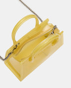 Translucent Yellow Jelly Handle Bag