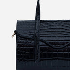 Shelby Croc Shoulder Bag