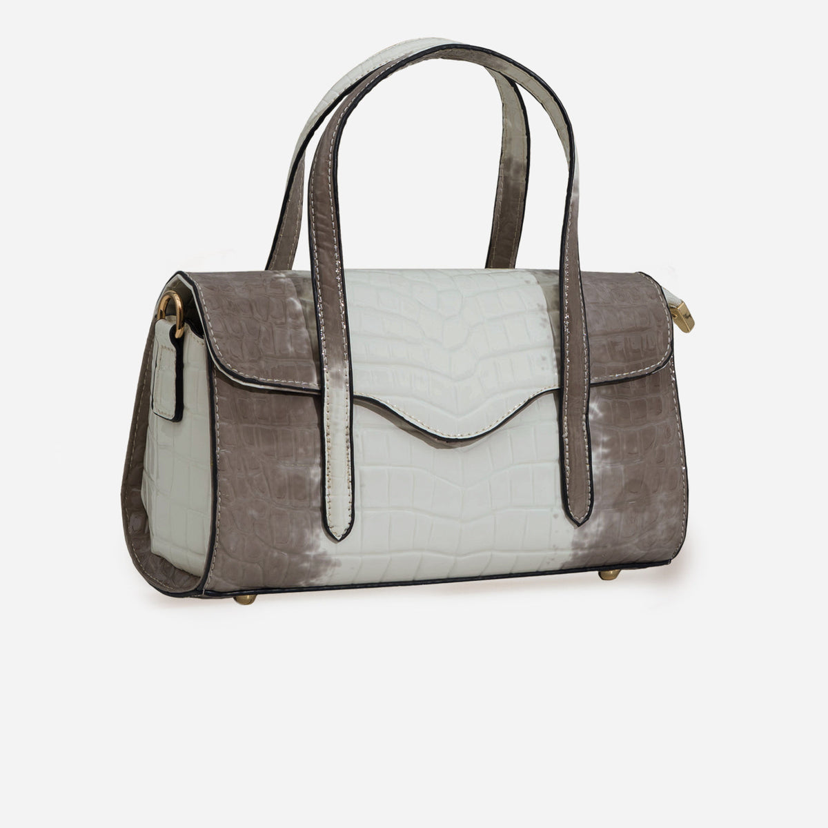 Shelby Croc Shoulder Bag