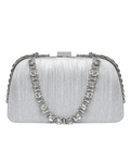 Silver Women Trendy Bag