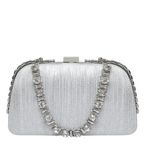 Silver Women Trendy Bag