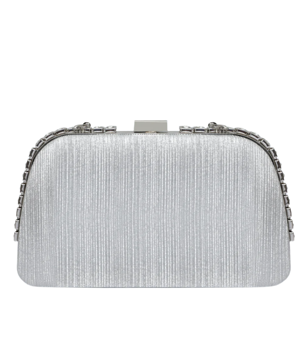 Silver Women Trendy Bag