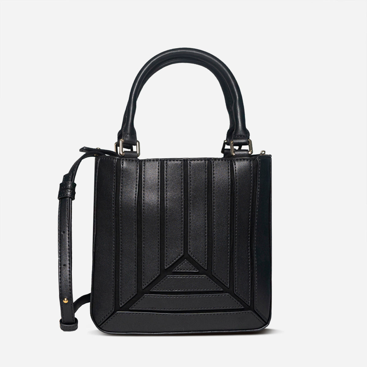 Stripe String Shoulder Bag