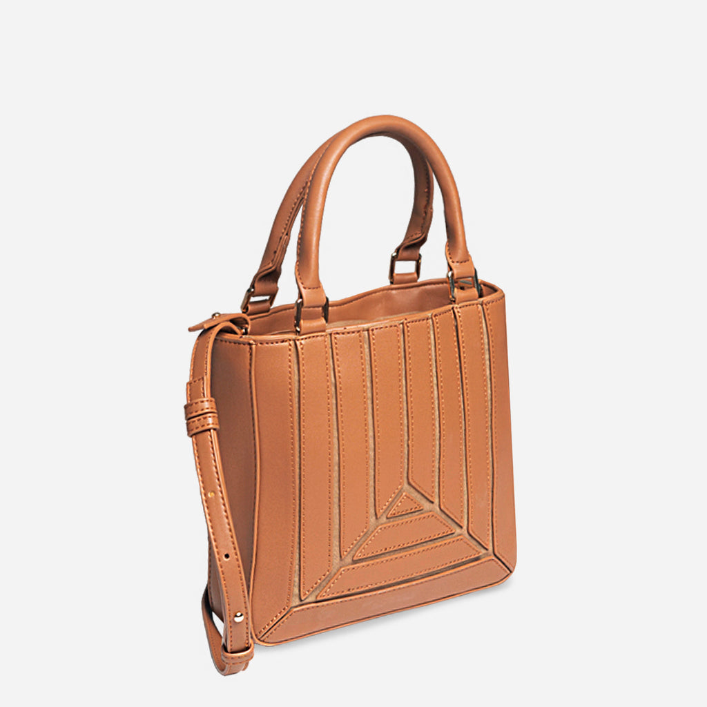 Stripe String Shoulder Bag
