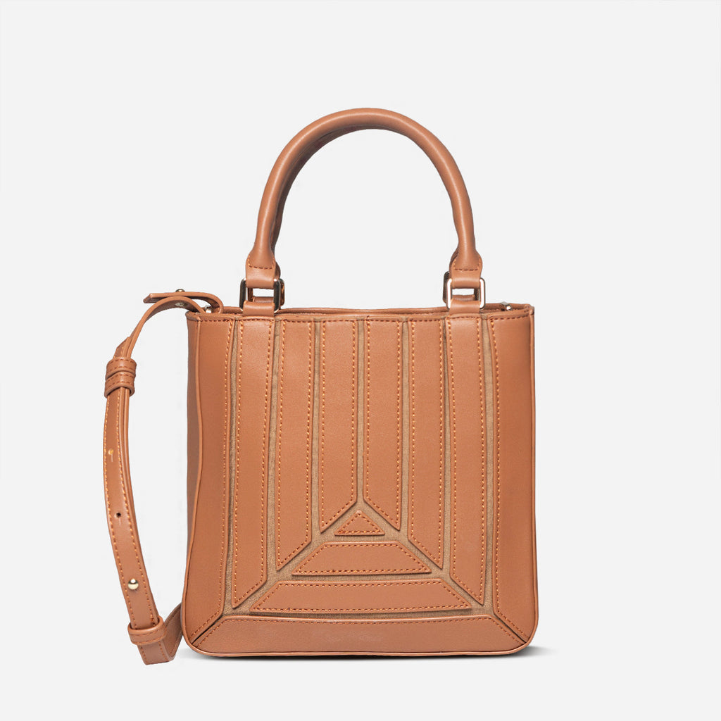 Stripe String Shoulder Bag