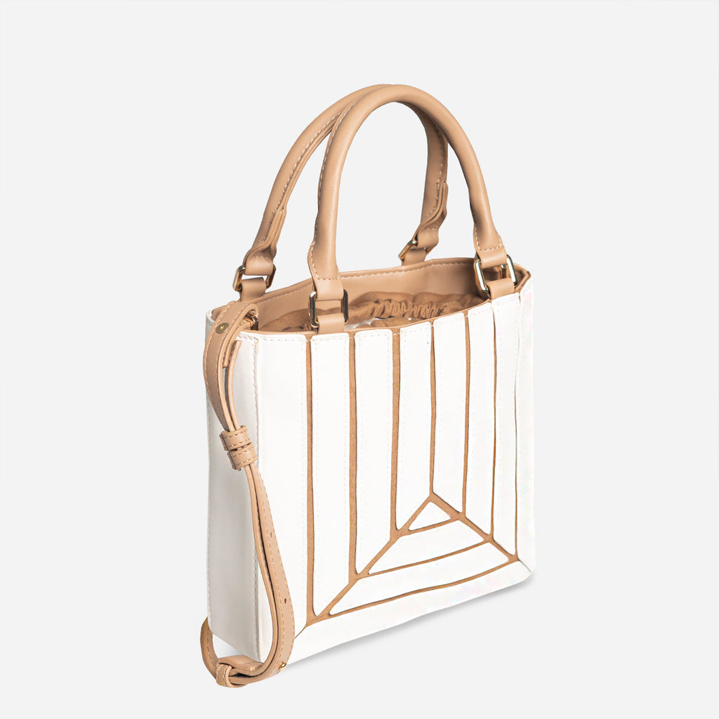 Stripe String Shoulder Bag