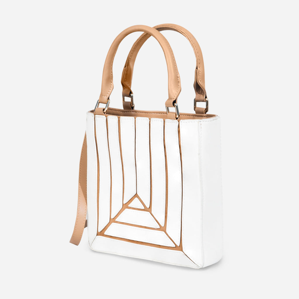 Stripe String Shoulder Bag