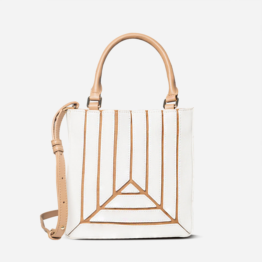 Stripe String Shoulder Bag