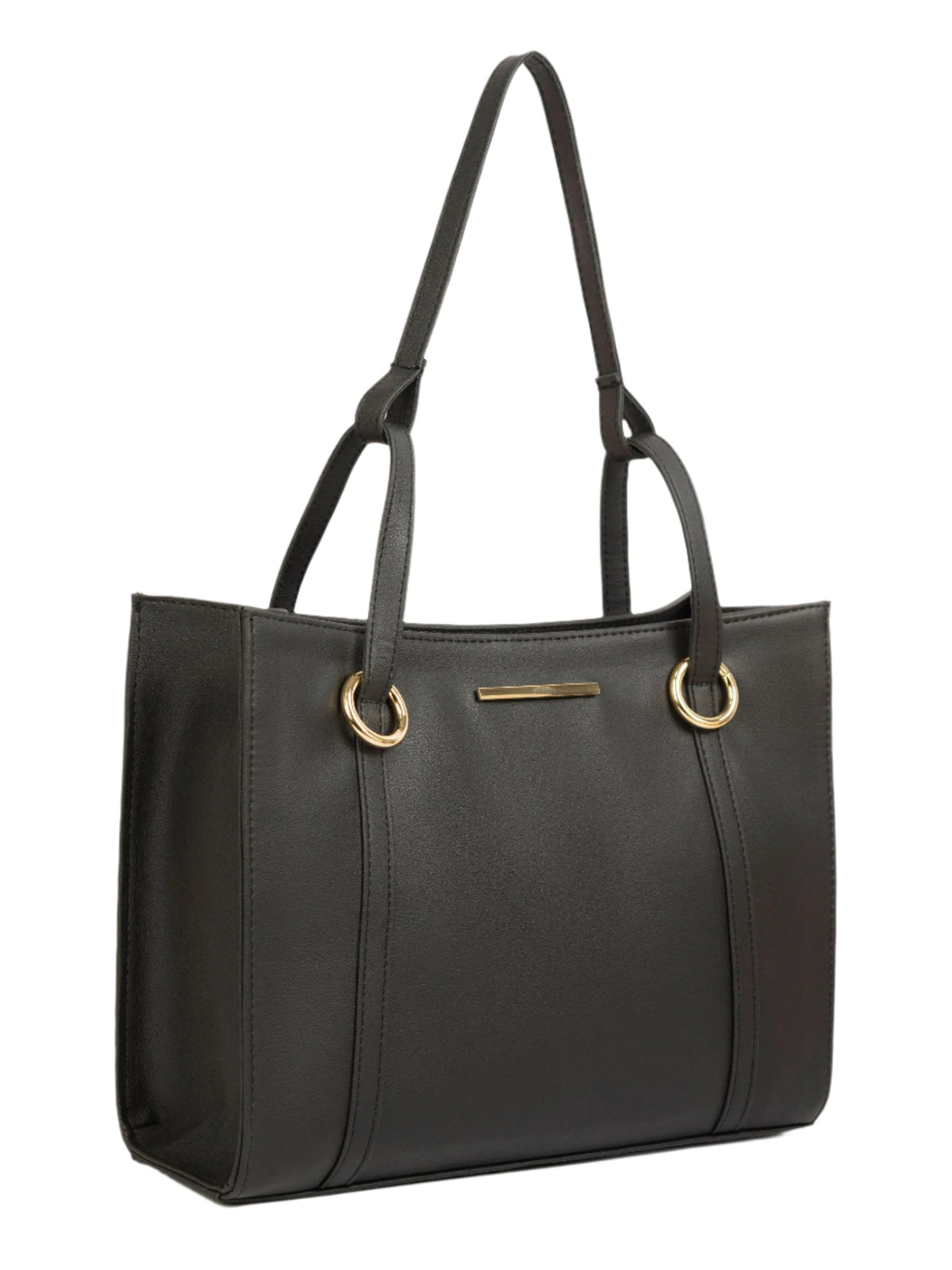 Stylish Black Classic Handbag
