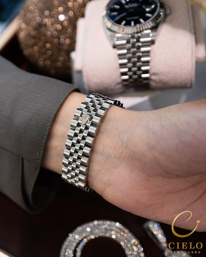 Rolex datejust 41 (أوتوماتيكية) + العلبة الأصلية