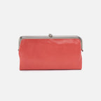 Peach Framed Clutch Wallet