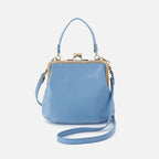 Sky Blue Frame Top-Handle Crossbody Bag