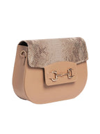 Dark Beige Saddle Handbag