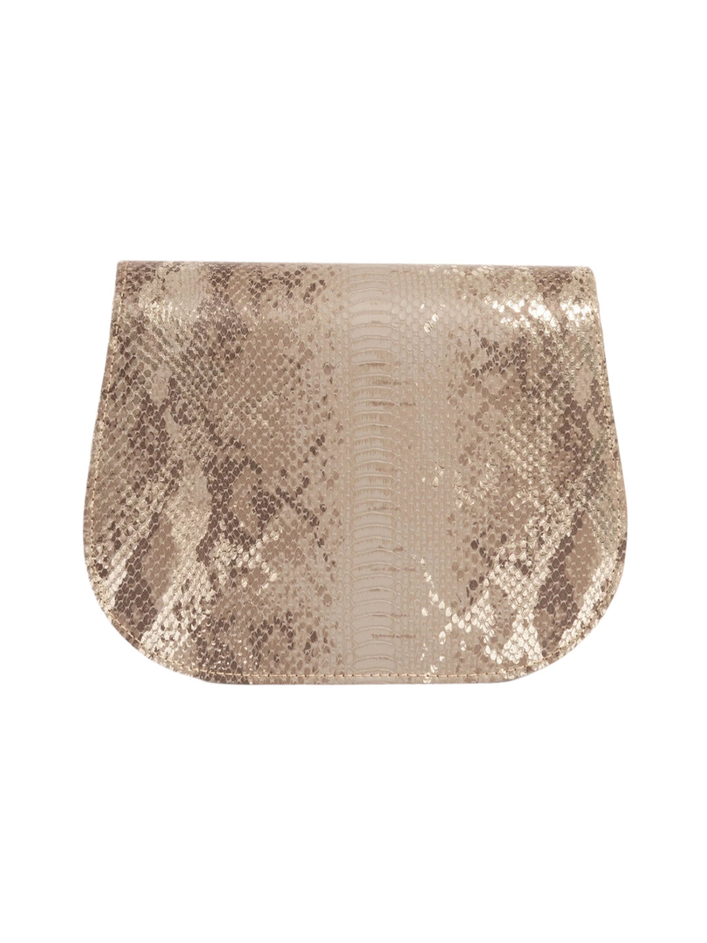 Dark Beige Saddle Handbag