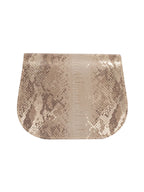 Dark Beige Saddle Handbag