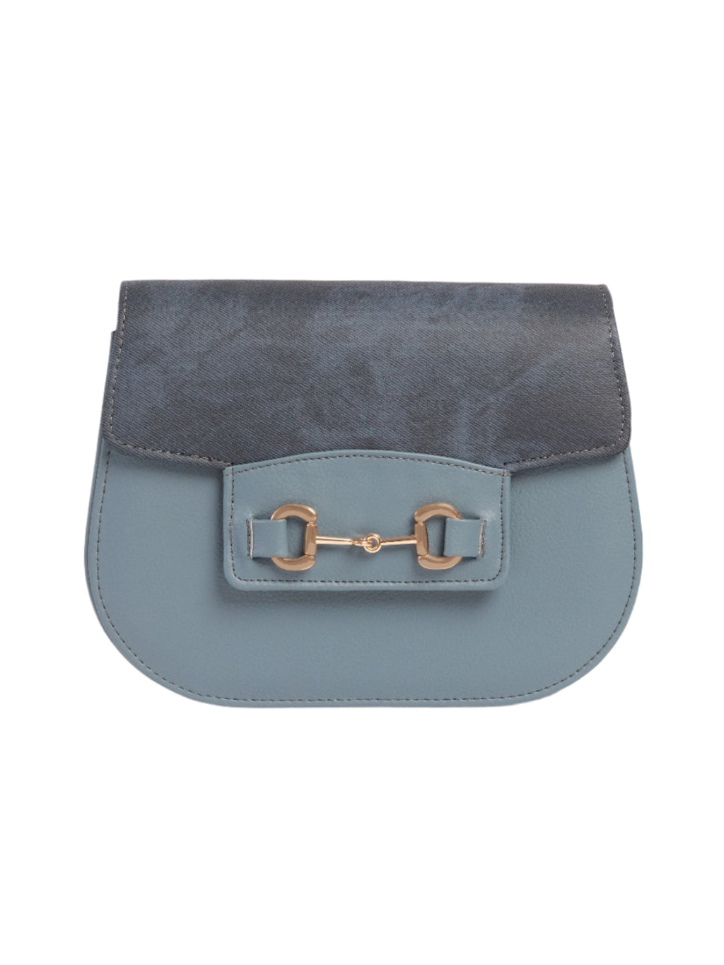 Dark Blue Saddle Handbag