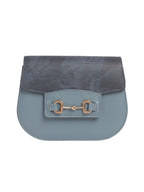Dark Blue Saddle Handbag