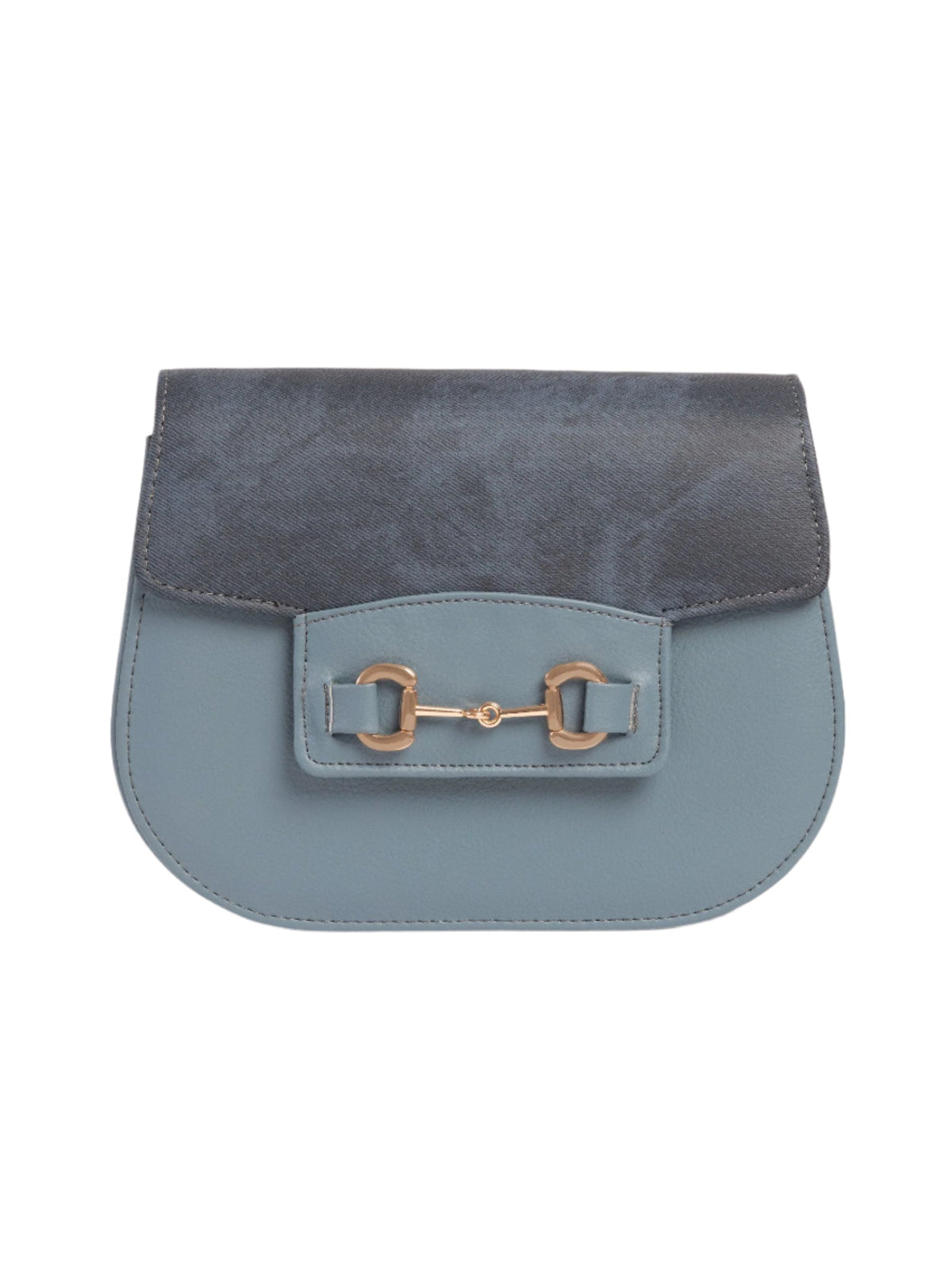 Dark Blue Saddle Handbag