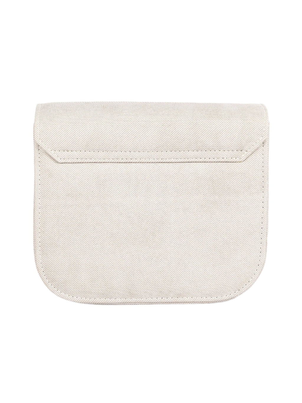 White Saddle Handbag