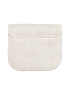 White Saddle Handbag