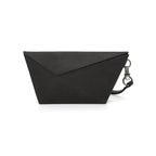 Black Asymmetric Clutch Bag